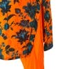 Orange Floral 3Pcs Printed Lawn - Image 2