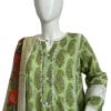Green Paislay Chickenkari Lawn 3pcs