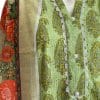 Green Paislay Chickenkari Lawn 3pcs - Image 4