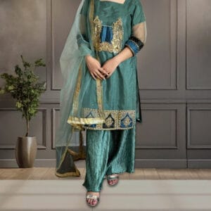 Ferozi Appliqué Zariwork